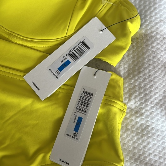 DKNY Bikini Swimsuit Yellow Set - Picture 11 of 12